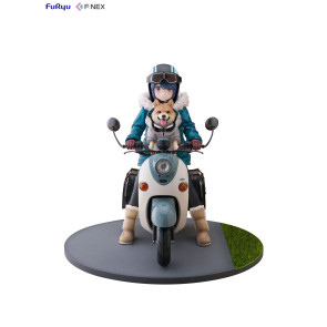 Laid Back Camp F:NEX PVC Statue 1/7 Rin Shima 20 cm