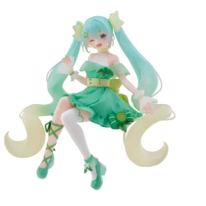 Hatsune Miku Noodle Stopper PVC Statue Hatsune Miku Lime Ver. 14 cm 