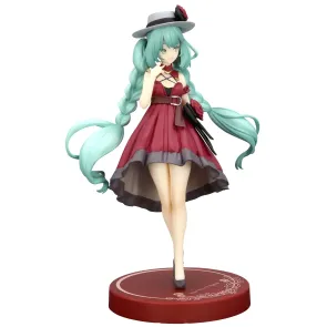 Hatsune Miku Trio-Try-iT PVC Statue Hatsune Miku Outing Dress Red Color Ver. 19 cm 