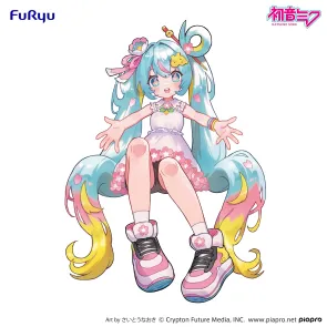 Hatsune Miku Noodle Stopper PVC Statue Hatsune Miku 10th Anniversary 14 cm   