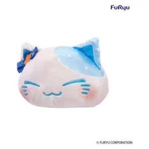 Nemuneko Cat Big Plush Plüschfigur Blue 35 cm 