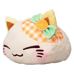 Nemuneko Cat Fruit Großes Plüschfigur Orange 30 cm
