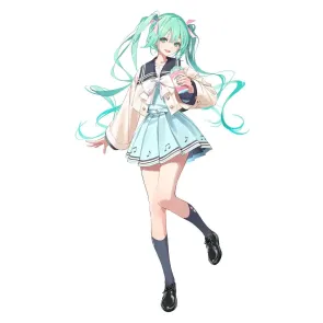 Hatsune Miku Sweet School Life PVC Figur Pure Version 18 cm