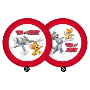Tom & Jerry Teller 4er-Pack 21 cm