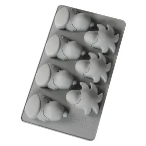Peanuts Silikon-Muffinbackform Snoopy & Woodstock grau