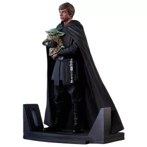 Star Wars: The Mandalorian Luke Skywalker & Grogu Premier Collection Statue 25 cm