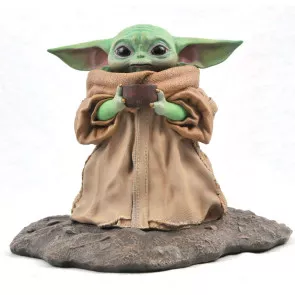 Star Wars The Mandalorian The Child Soup Premier Collection Statue 17 cm
