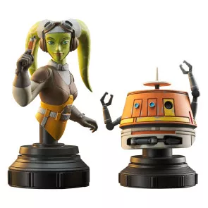 Star Wars Rebels Büsten 2er-Pack Hera & Chopper 15 cm