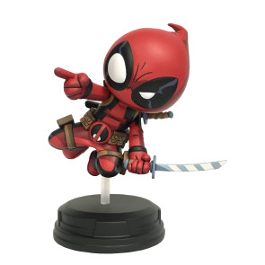 Marvel Animated Statue Deadpool (Jumping) 18 cm
