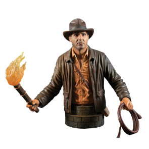 Indiana Jones: Jäger des verlorenen Schatzes Büste 1/6 Indiana Jones Variant SDCC 2023 Exclusive 15 cm