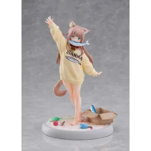 My Cat Is a Kawaii Girl Statue 1/6 Kinako Play With Ver. AmiAmi Limited Edition 21 cm 
