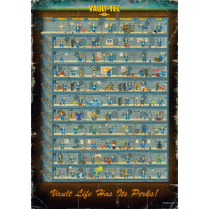 Fallout 4 Puzzle Perk Poster (1000 Teile)