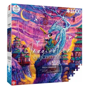 Imagination Series Puzzle Roch Urbaniak Sakura i Ryu (1000 Teile)                                