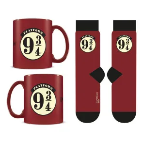 Harry Potter Set Tasse und Socken 9 3/4