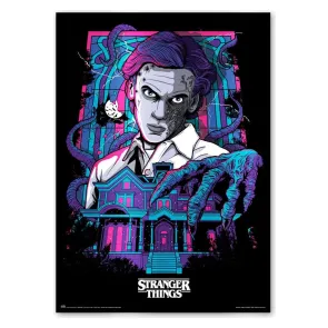Stranger Things Leuchtendes Poster Premium 50 x 70 cm