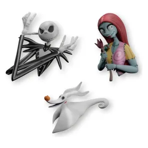 Disney The Nightmare Before Christmas Set mit 3 Magneten 5 cm 