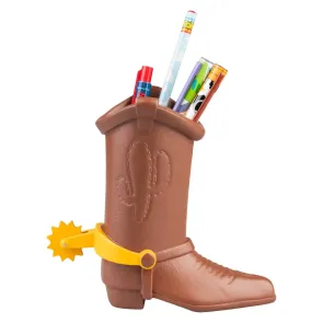 Disney Pixar Toy Story Stiftehalter mit Schreibwaren-Set Woodys Stiefel 16 cm