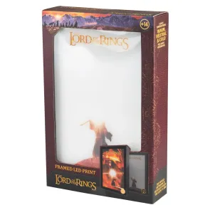 Der Herr der Ringe Gerahmtes LED-Panel 28 x 20 cm
