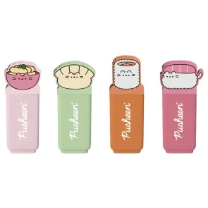 Pusheen Textmarker mit Topper Sushi Roll 4er Set