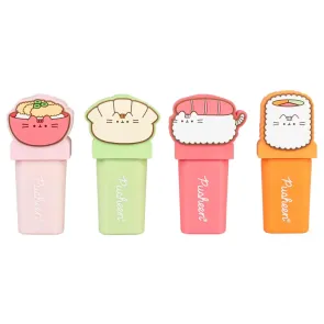 Pusheen Textmarker mit Topper Sushi Roll 4er Set