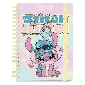 Disney Terminkalender Wochenplaner  2026/2027 Stitch and Angel A5