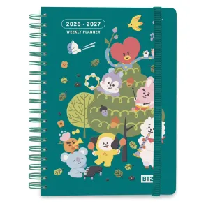 BT21 Terminkalender Wochenplaner 2026/2027 A5
