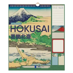 Hokusai Wand-Planer 2026/27 30 x 34 cm