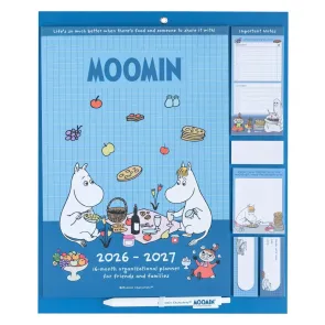 Moomin magnetischer Planer 2026/27 30 x 35 cm