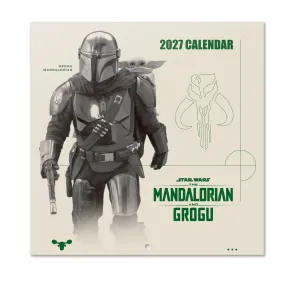 Star Wars The Mandalorian and Grogu Wandkalender 2027 30 x 30 cm