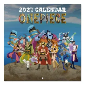 One Piece Wandkalender 2027 30 x 30 cm mit gratis Poster