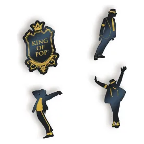 Michael Jackson Ansteck-Pins Set (4)