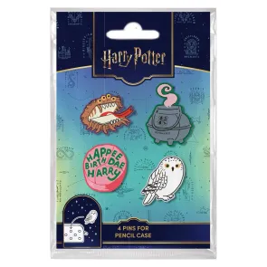 Harry Potter Ansteck-Pins 4er Set
