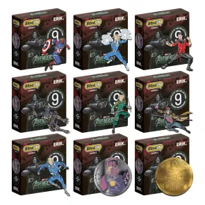 Marvel The Avengers Doomsday Mystery-Ansteck-Pins Serie 2 Blind Box Display (24)