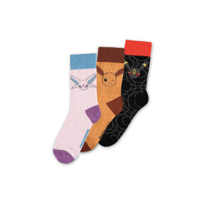 Pokémon Socken 3er-Pack Evoli Evolution 2.0 43-46