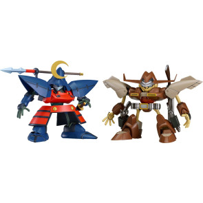 Hao Taikei Ryu Knight Moderoid Plastic Model Kit Collection Series: 3 Hayatmaru & Delingar 10 cm