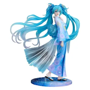 Character Vocal Series 01: Hatsune Miku PVC Figur 1/7 Music & Fire Works Ver. 23 cm