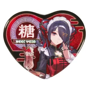 Needy Streamer Overload Needy Streamer Chinese Restaurant Series Heart-Shaped Ansteckbutton Ame