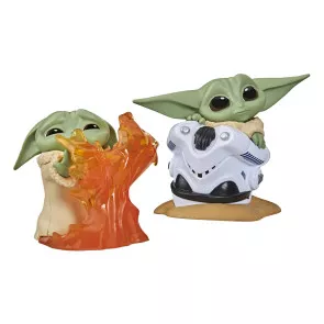 Star Wars Mandalorian The Child Helmet Hiding & Stopping Fire Bounty Collection Figuren 2er-Pack