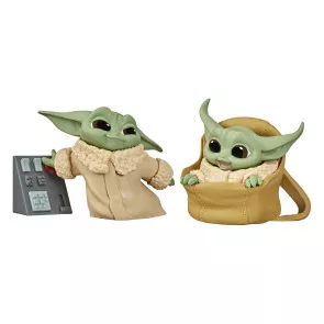 Star Wars Mandalorian The Child Speeder Ride & Touching Buttons Bounty Collection Figuren 2er-Pack