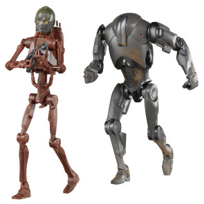 Star Wars Episode II Black Series Actionfiguren 2er-Pack C-3PO (B1 Battle Droid Body) & Super Battle Droid 15 cm