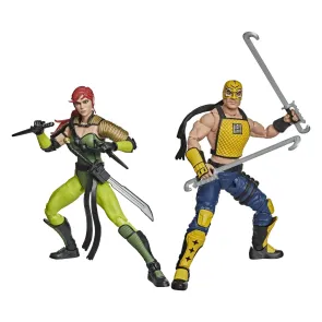 G.I. Joe Classified Series Actionfiguren 2er-Pack #212 Ninja Force Scarlett & T'Jbang 15 cm