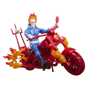 Ghost Rider Marvel Legends Actionfigur  Johnny Blaze with Motorcycle 15 cm