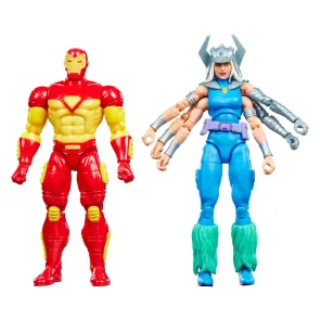 Marvel Games Marvel Legends Actionfiguren 2er-Pack Iron Man & Marvel's Spiral 15 cm