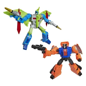 Transformers Age of the Primes Leader Class Actionfiguren 2er-Pack G2 G2 Dinobot Swoop & G2 Dinobot Sludge 19 cm