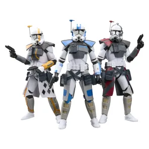 Star Wars: The Clone Wars Black Series Actionfiguren 3er-Pack ARC Trooper Havoc, Colt & Blitz 15 cm