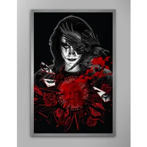 The Crow Kunstdruck Limited Edition 51 x 76 cm  