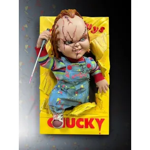 Chucky Wand-Skulptur 1/1 Bride of Chucky 43 x 46 x 76 cm     