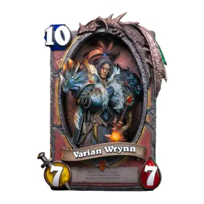 Hearthstone 3D Art Frame Statue Varian Wrynn 31 cm
