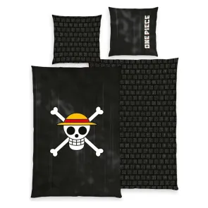 One Piece Bettwäsche Jolly Roger 135 x 200 cm