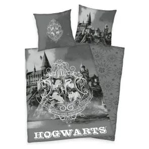 Harry Potter Bettwäsche Hogwarts Gray 135 x 200 cm